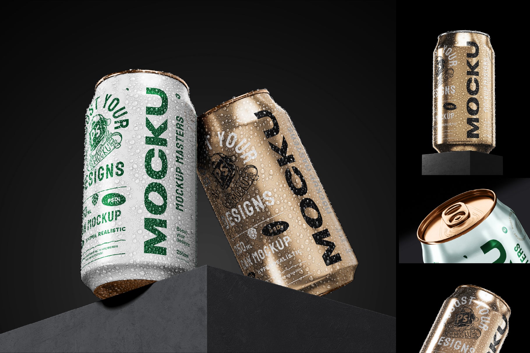 Can Mockup Pack – 355ml