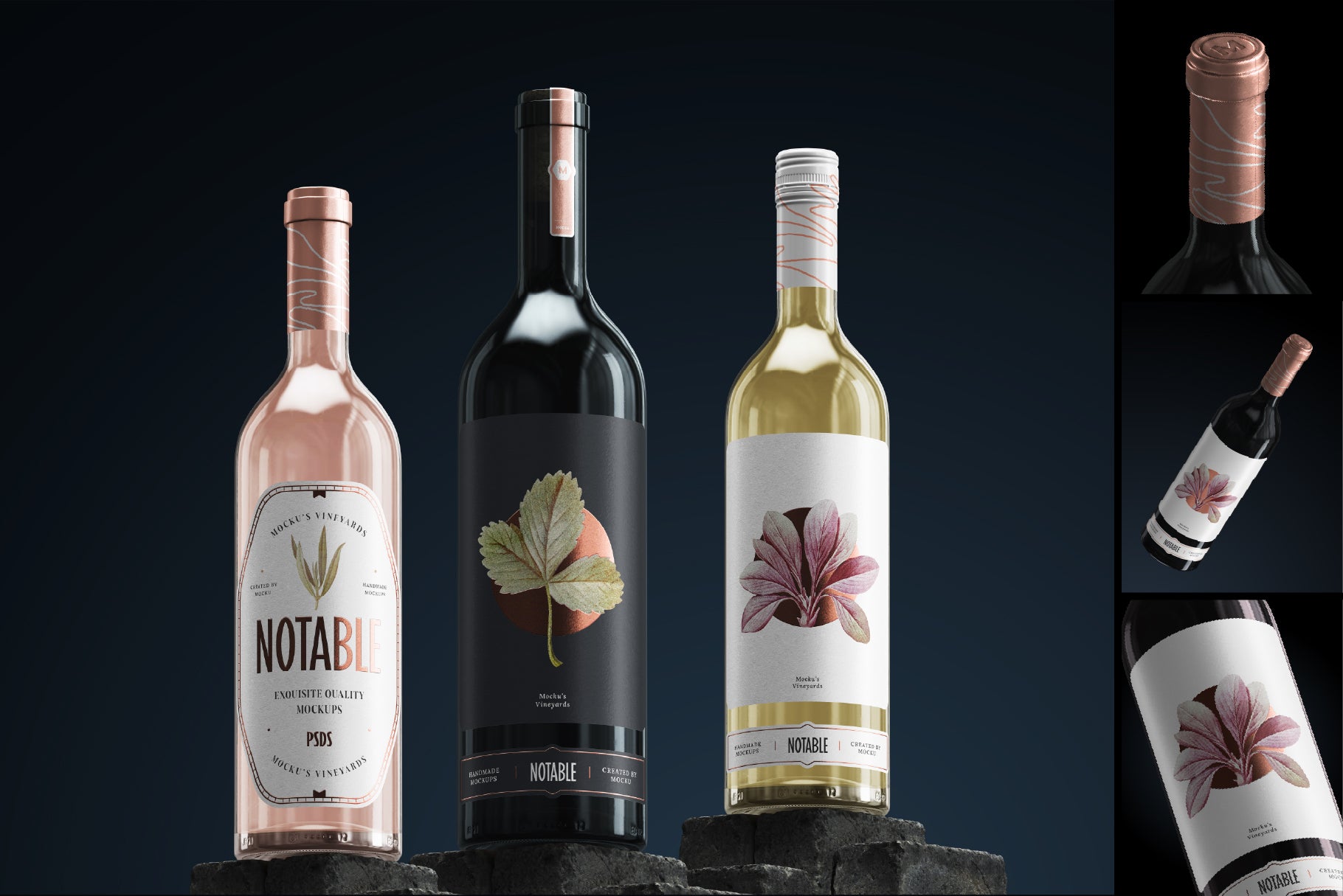 Wine Bottle Creator - Bordeaux Bottle