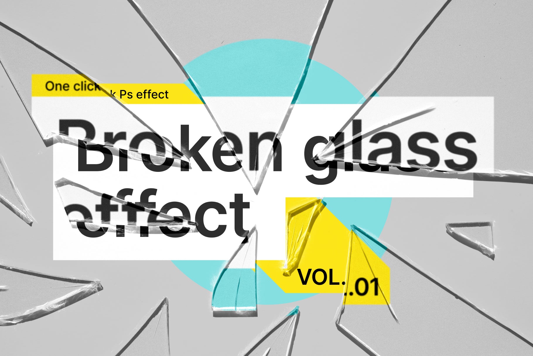 Broken Glass – Photoshop Effect