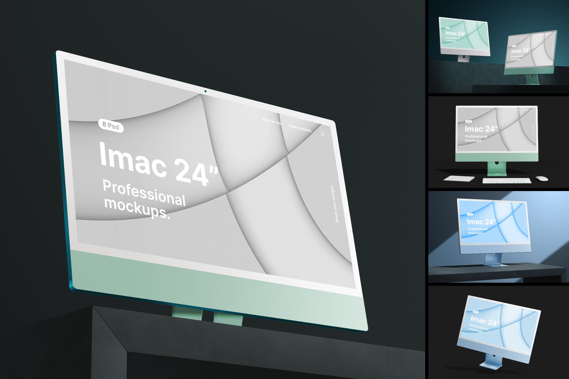 iMac 24" Professional Mockups