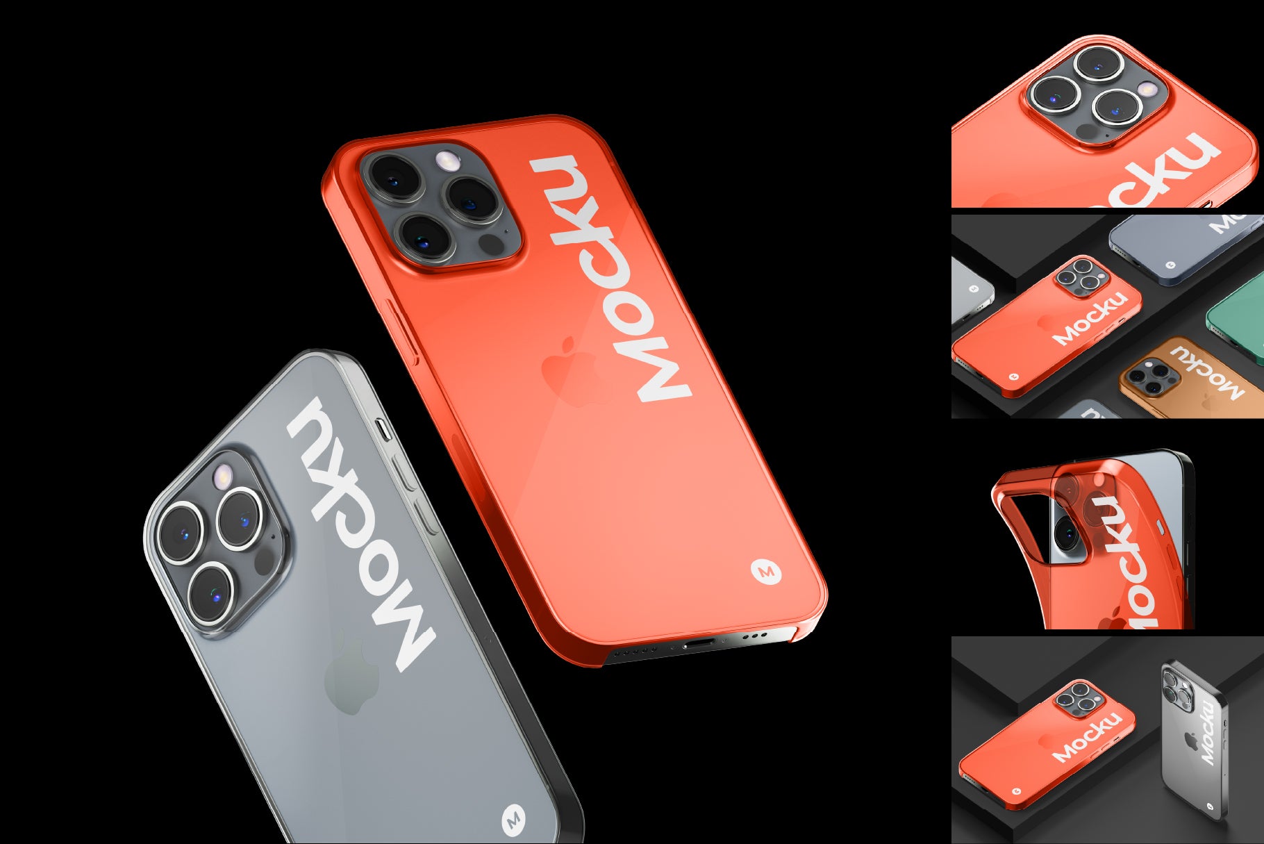 iPhone 14 PRO Transparent Case Mockups