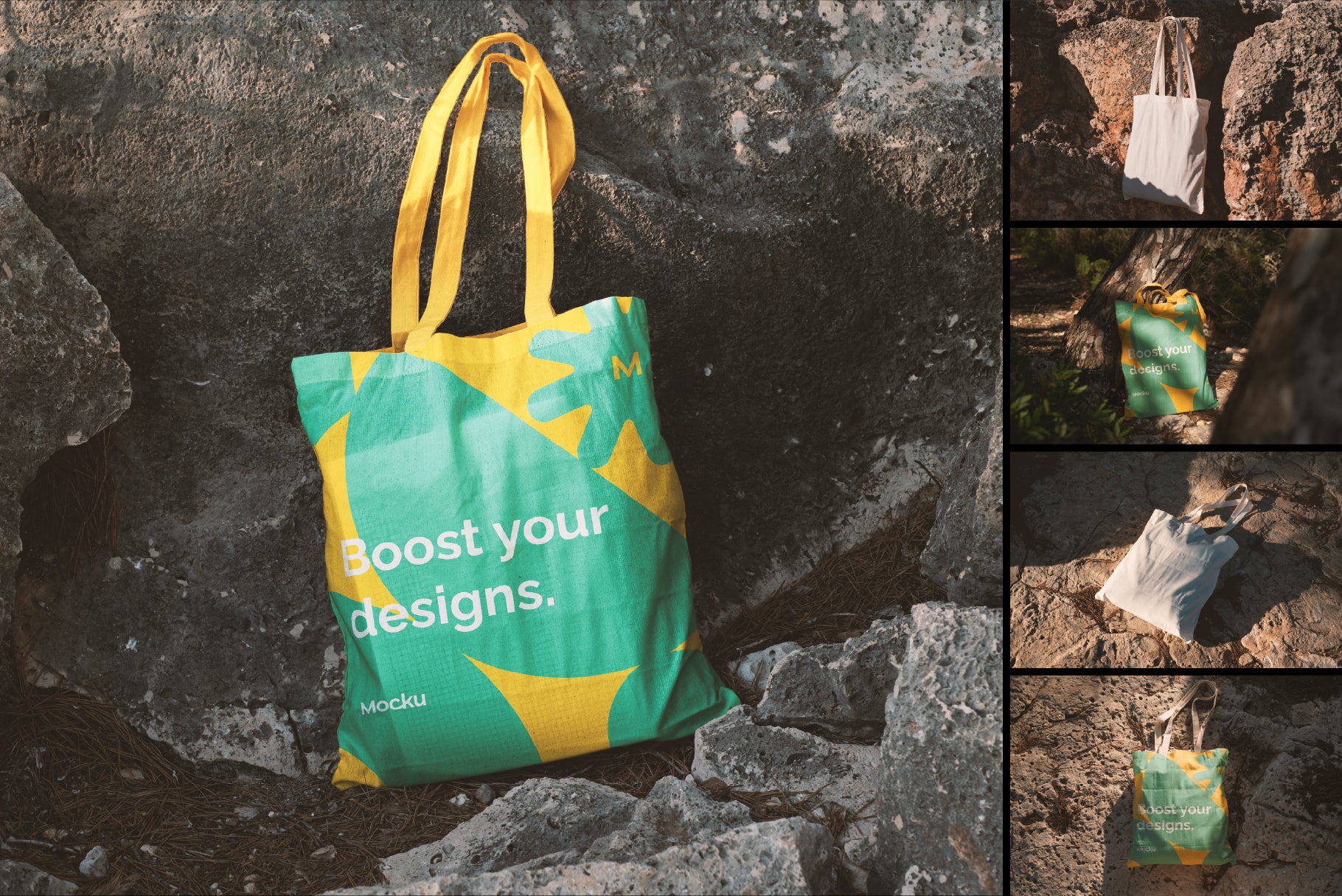 Tote Bag Mockups  – Outdoor Edition Bundle
