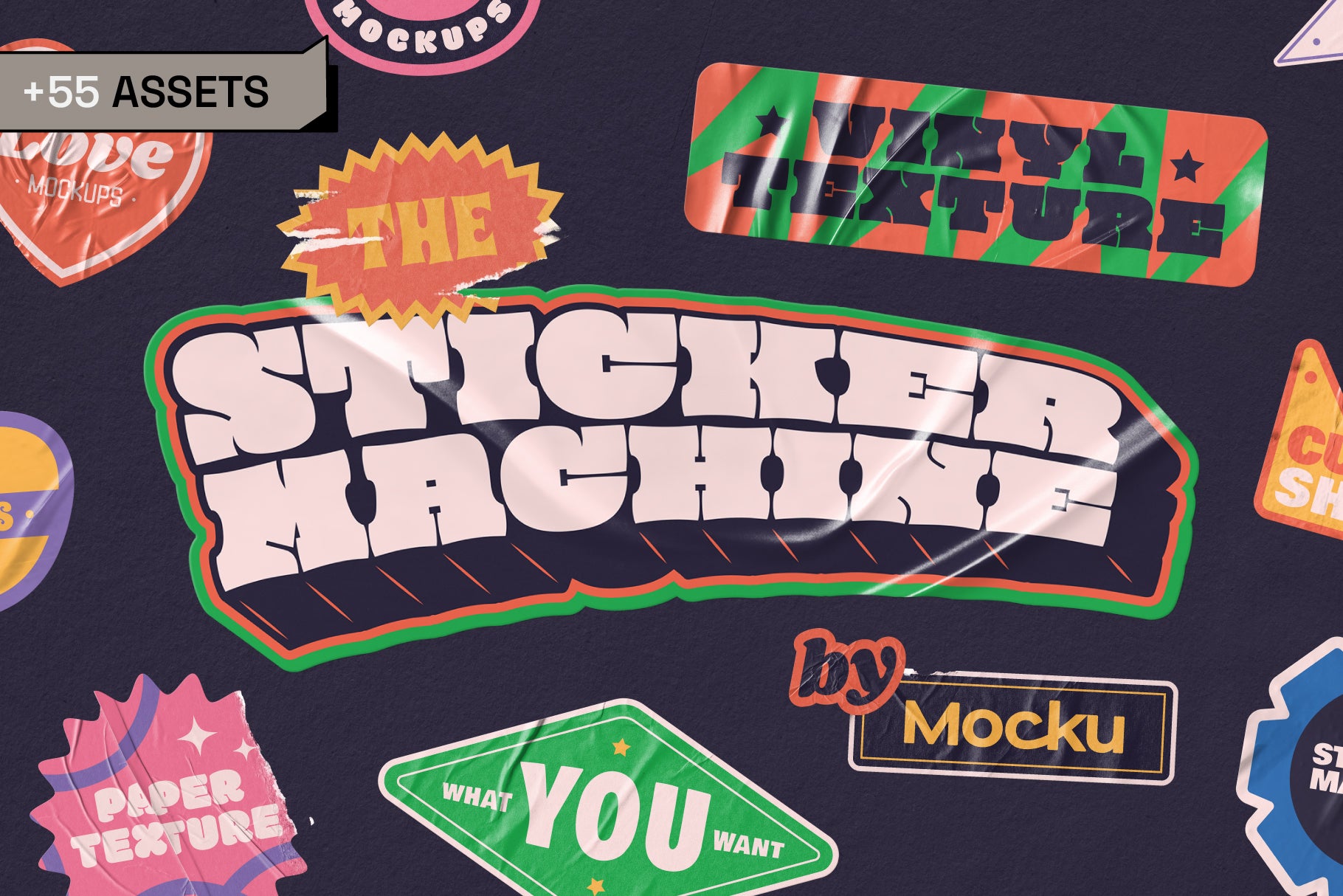 Sticker Mockup Machine