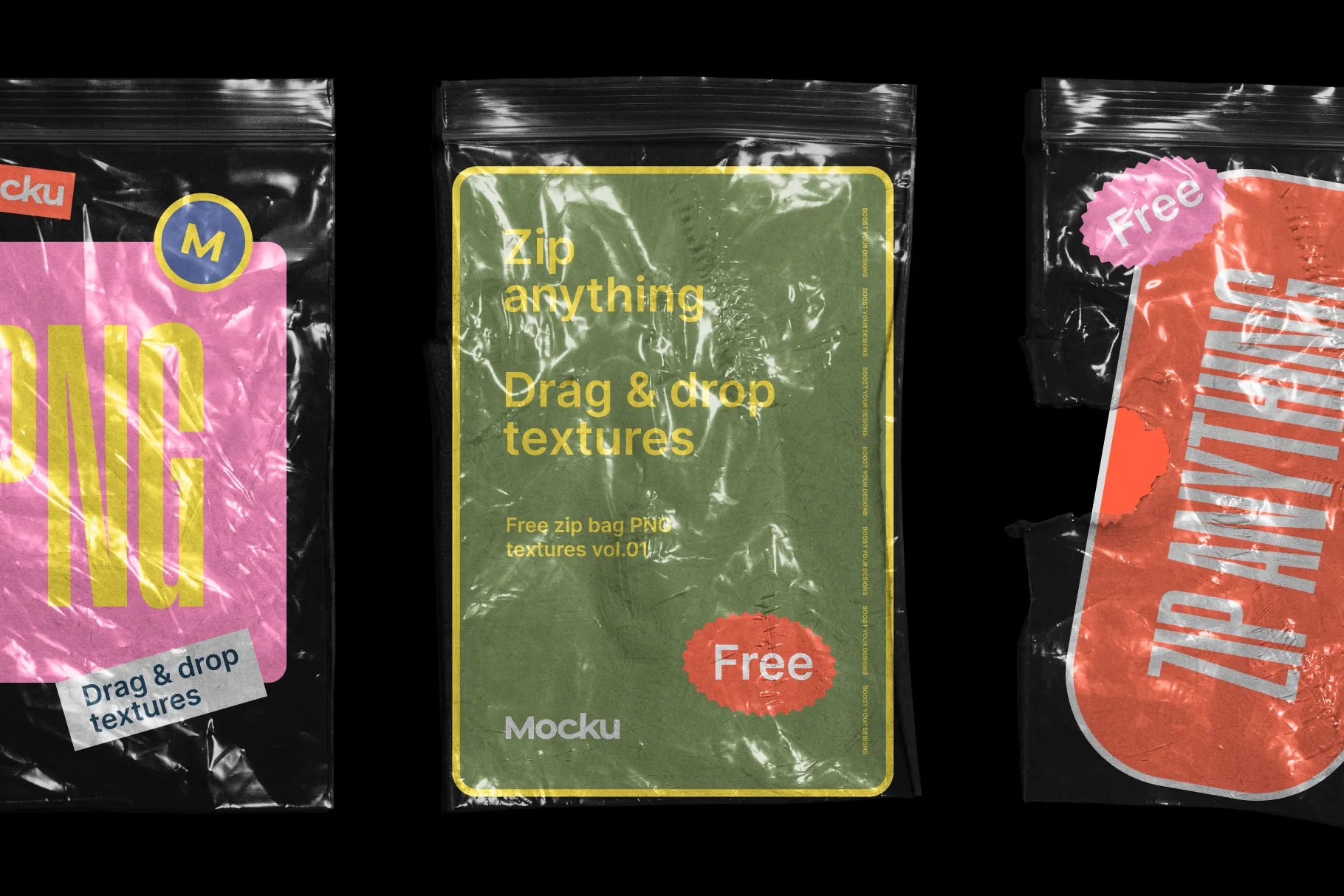 FREE Zip Bag Textures