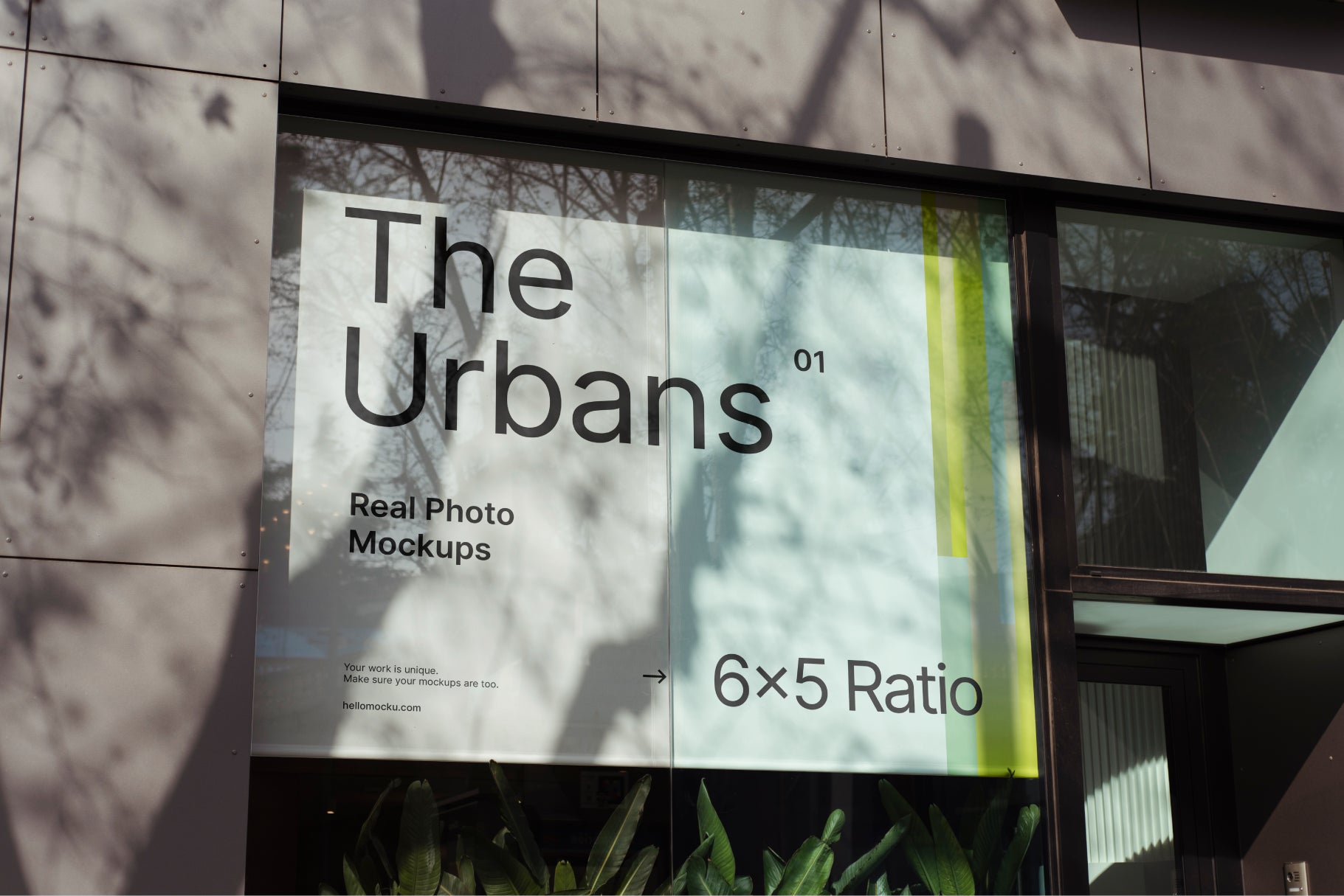 6x5 Blackout Roller Banner Mockup