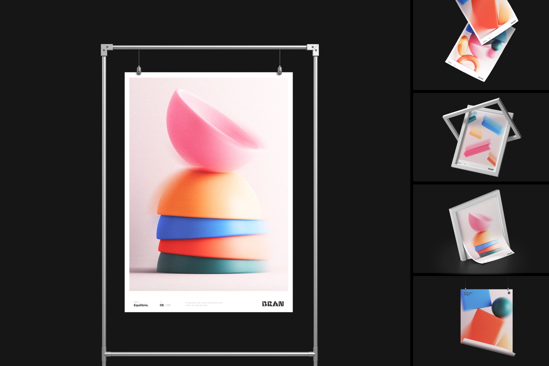 Art Gallery Frames & Posters Mockups