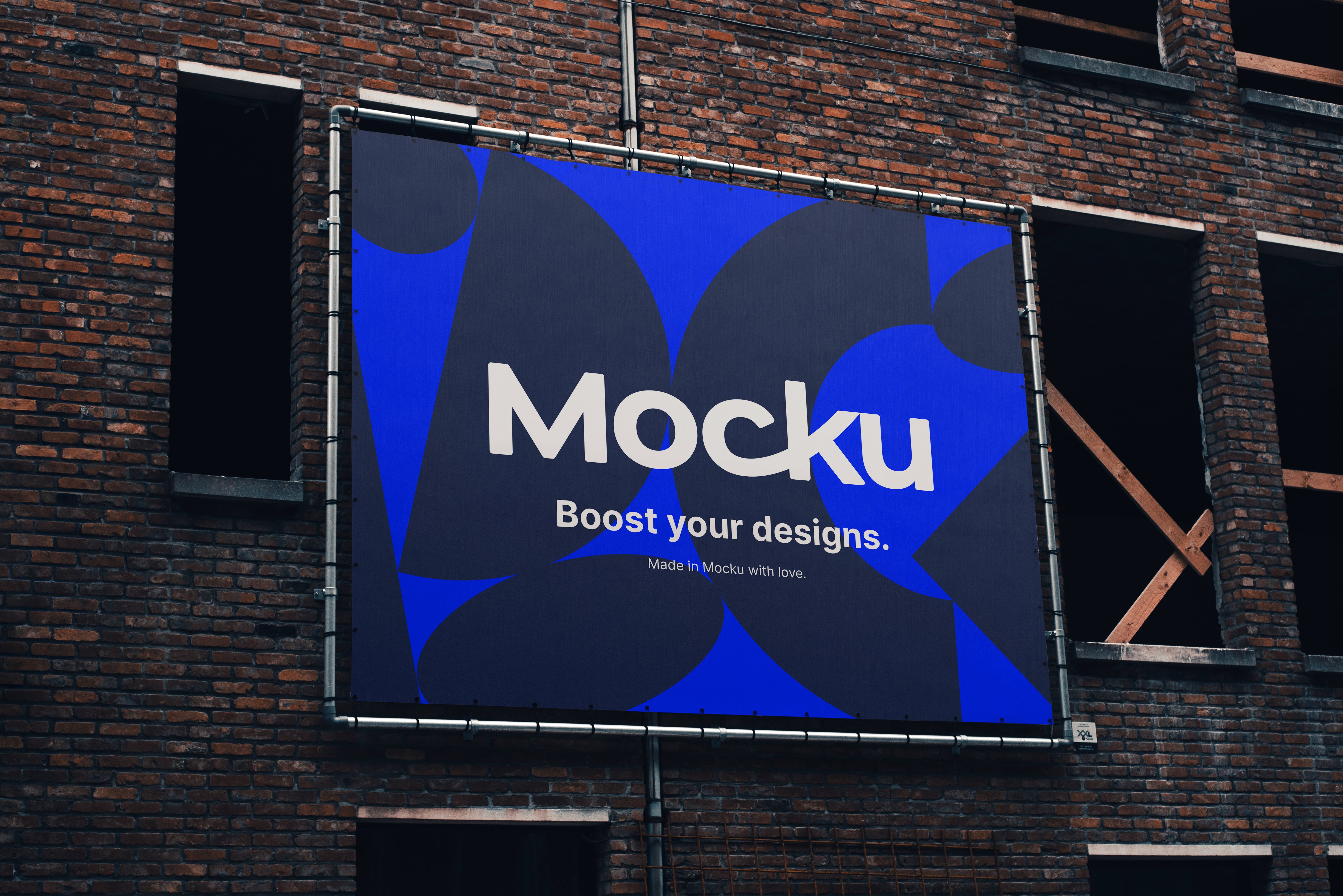 FREE Construction Site Billboard Mockup #02