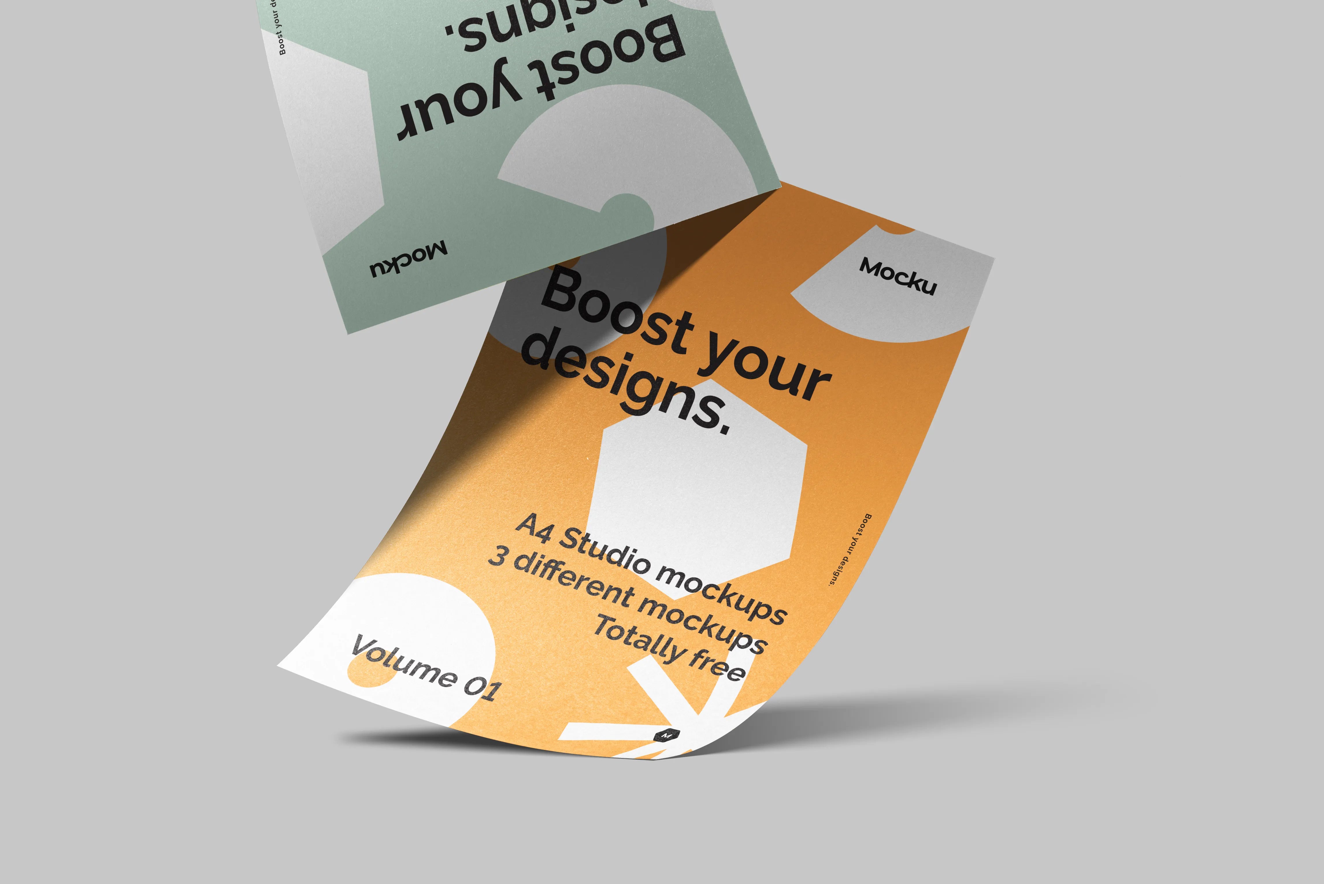 FREE A4 Studio Mockup Pack