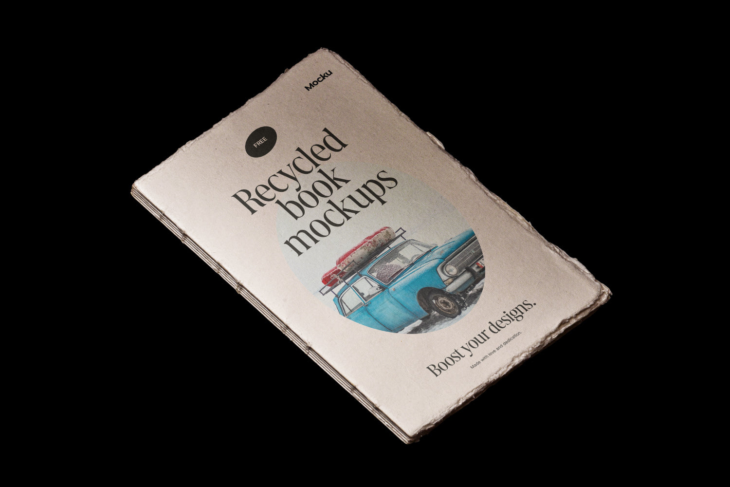 FREE Recycled Book Mockup