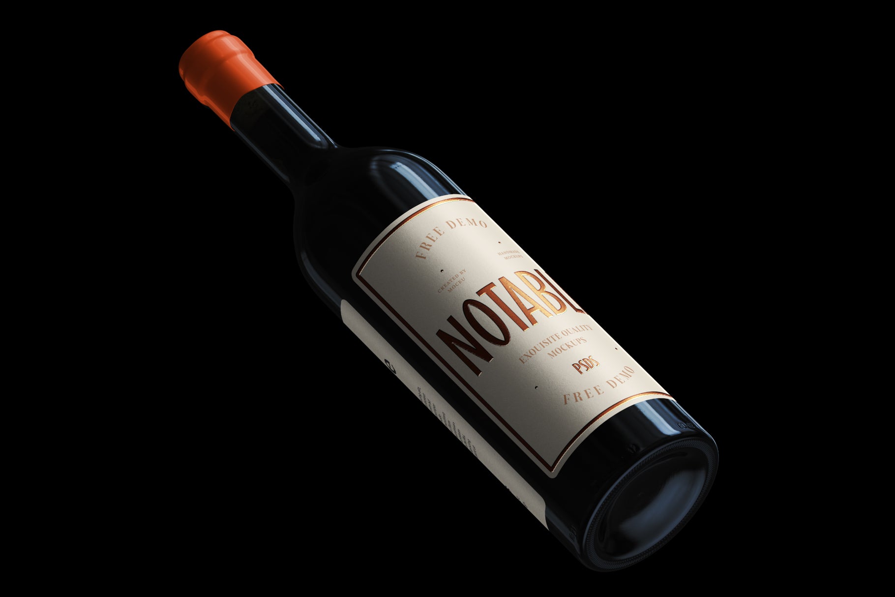 FREE Wine Bottle Creator - Bordeaux Bottle (DEMO)