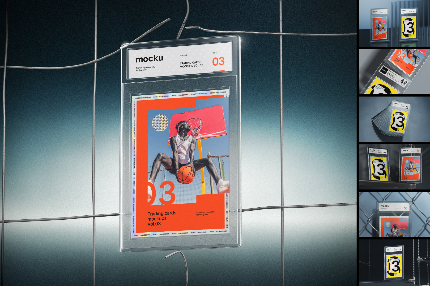 Trading Card Mockups - Vol. 3