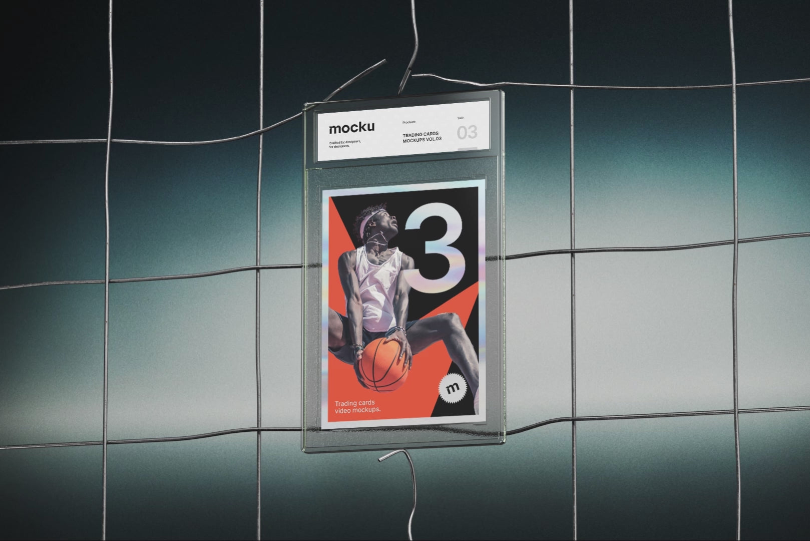 Load video: Trading Card Video Mockup #01