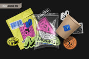Sticker's Branding Mockup Bundle