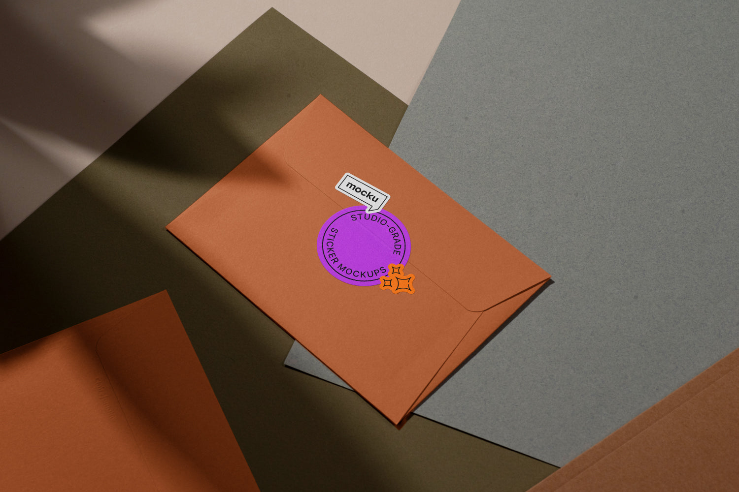 Aesthetic Sticker Mockup Bundle Mocku Store