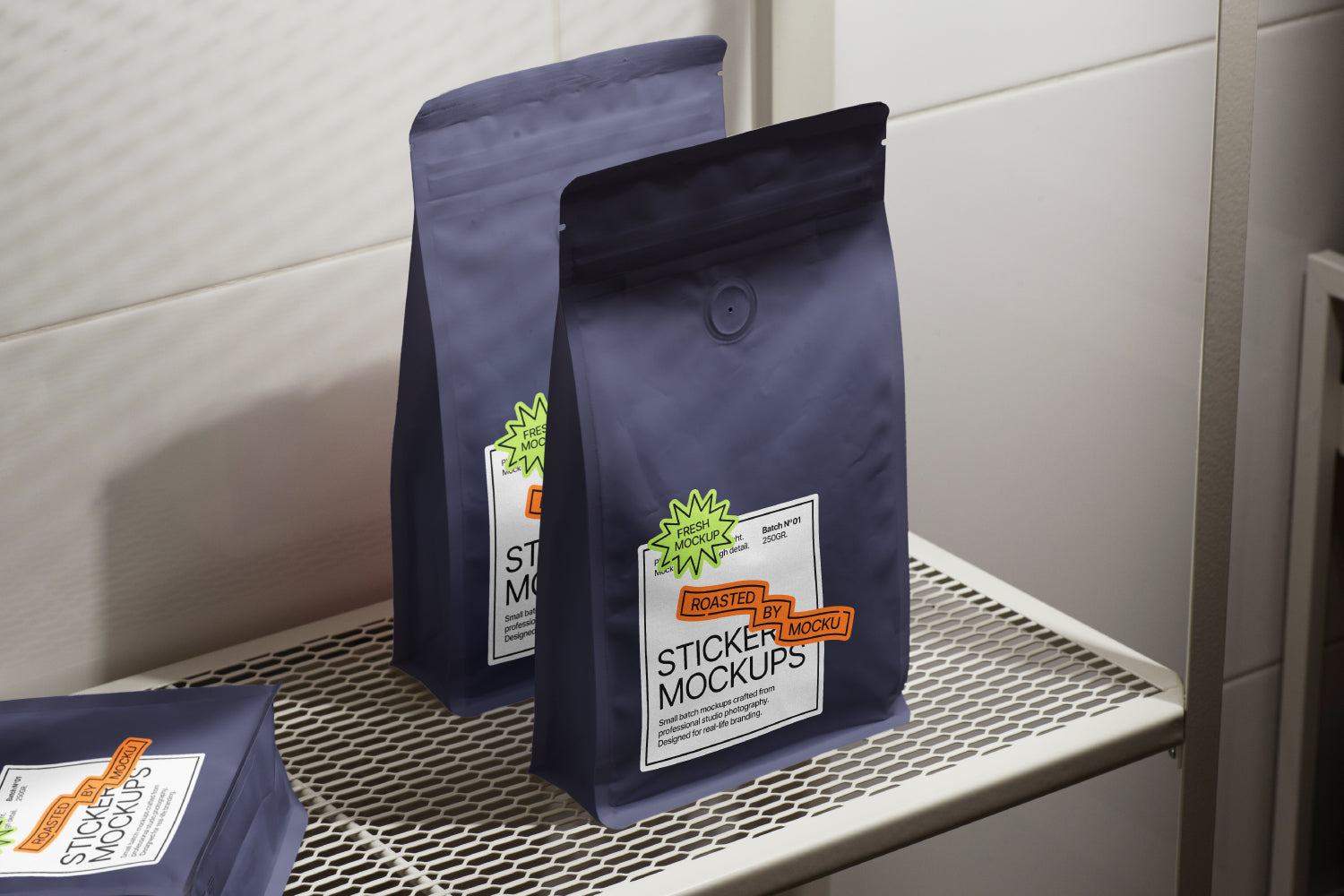 Coffee Bag Sticker Mockups Mocku Store