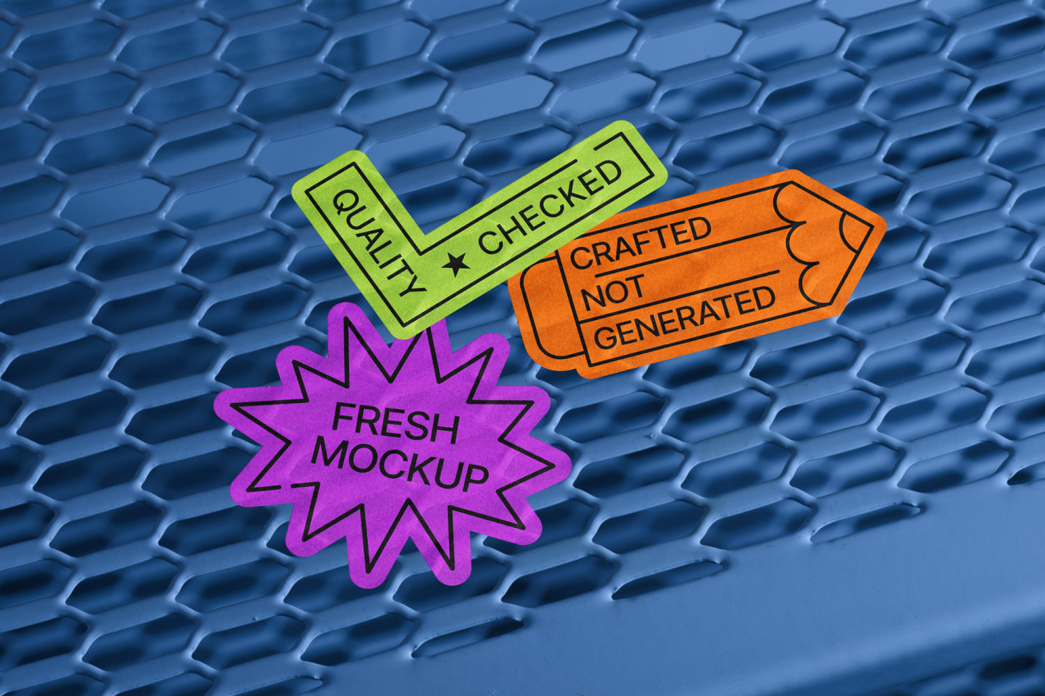 Aesthetic Sticker Mockup Bundle Mocku Store