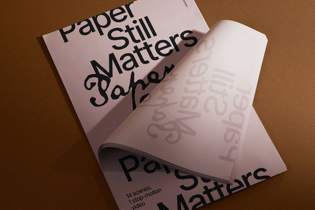 FREE Newsprint Folded Poster Mockup Set (DEMO)