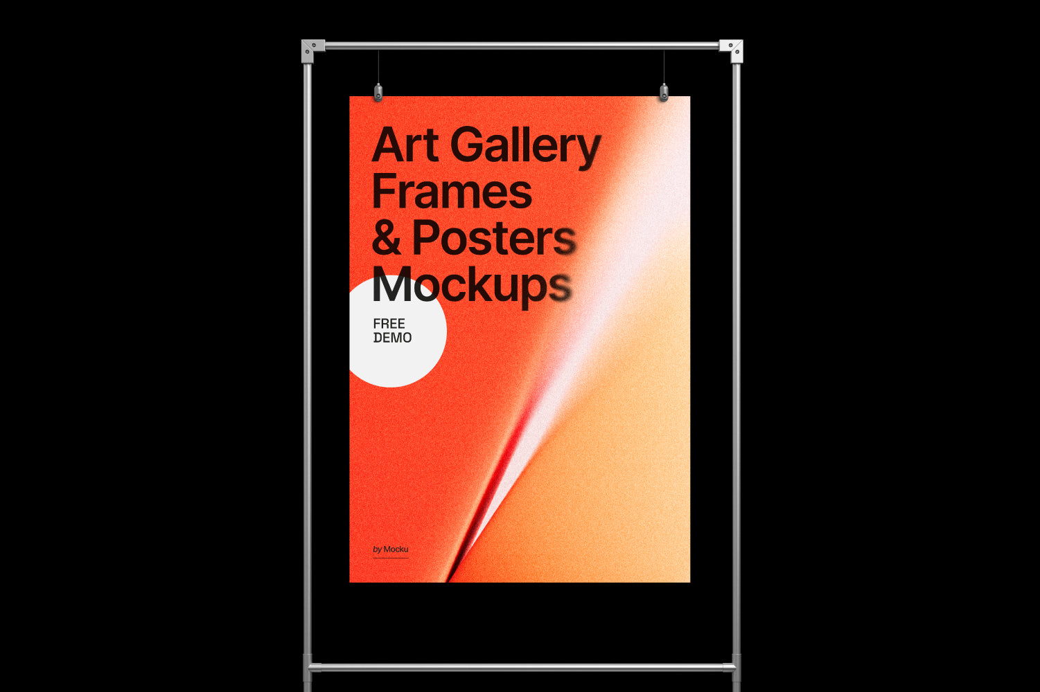 FREE Art Gallery Frames & Posters Mockups (DEMO)