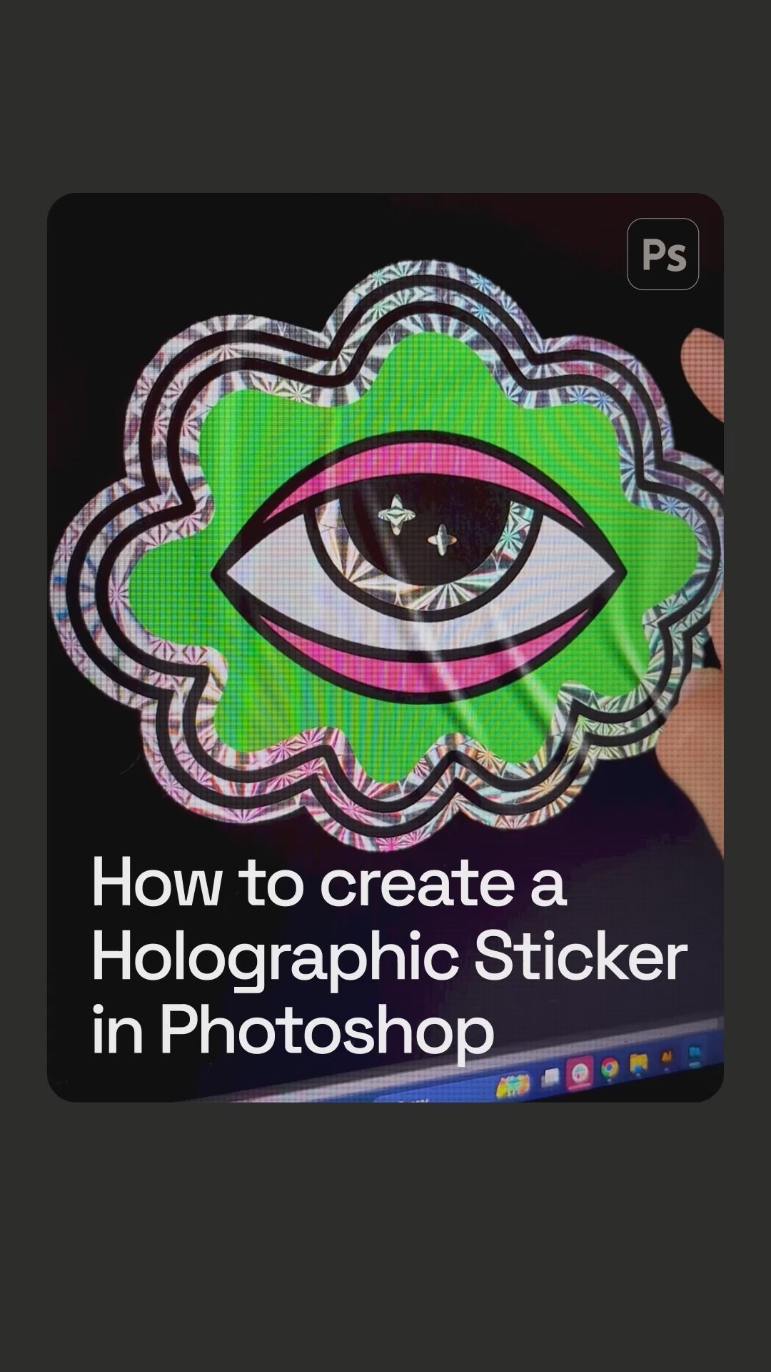 Load video: Sticker Mockup Machine – Multi Holographic