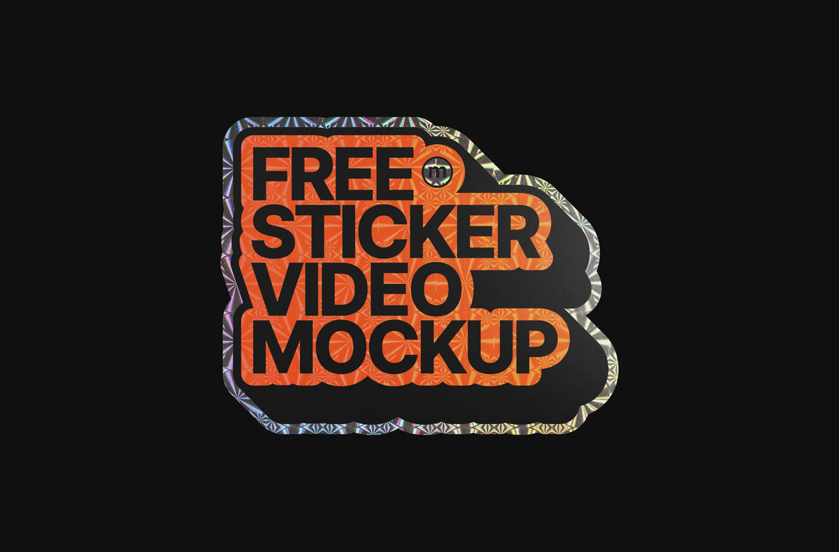 Load video: FREE Sticker Mockup Machine – Multi Holographic (DEMO)