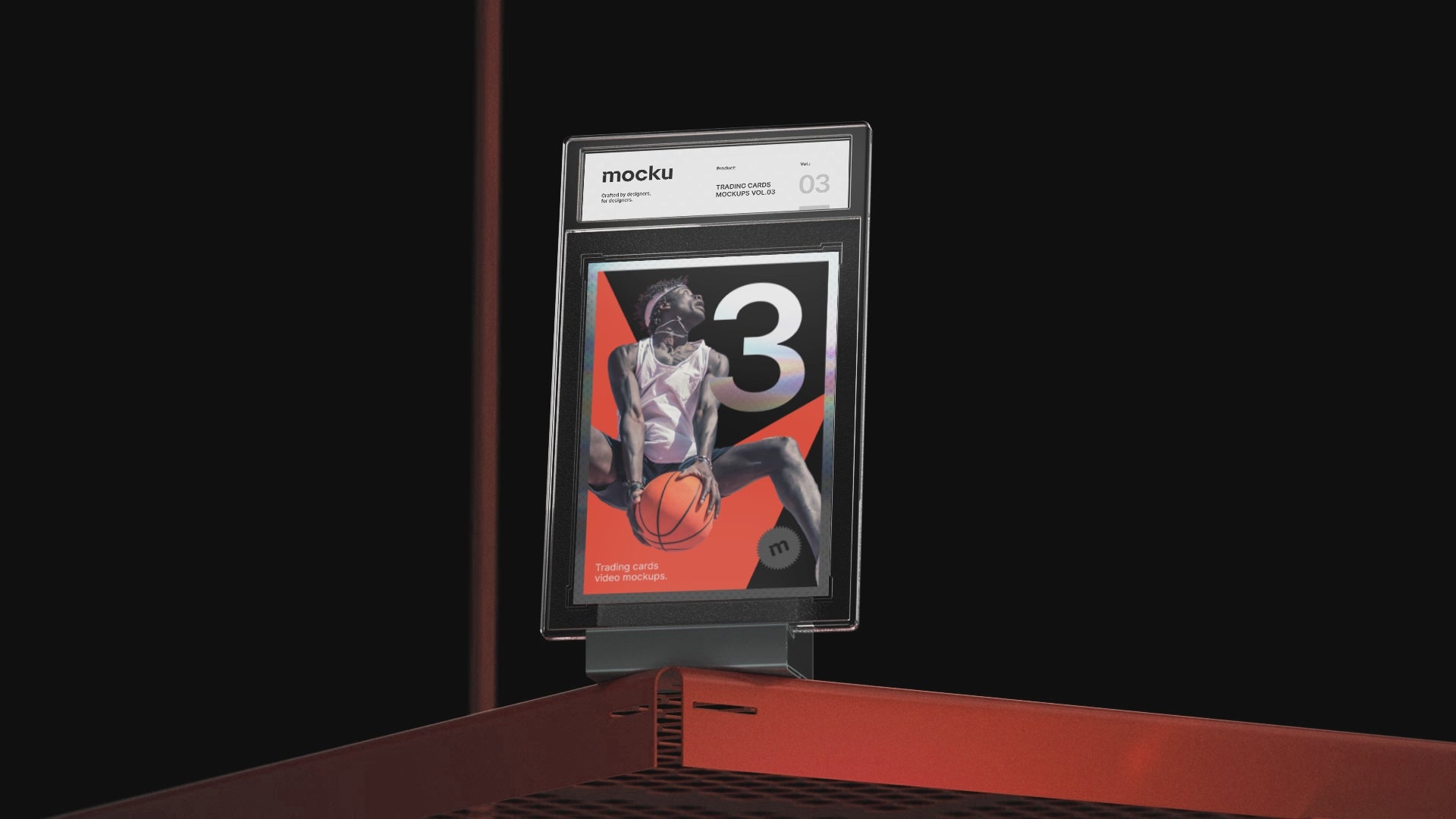 Load video: Trading Card Video Mockup #02