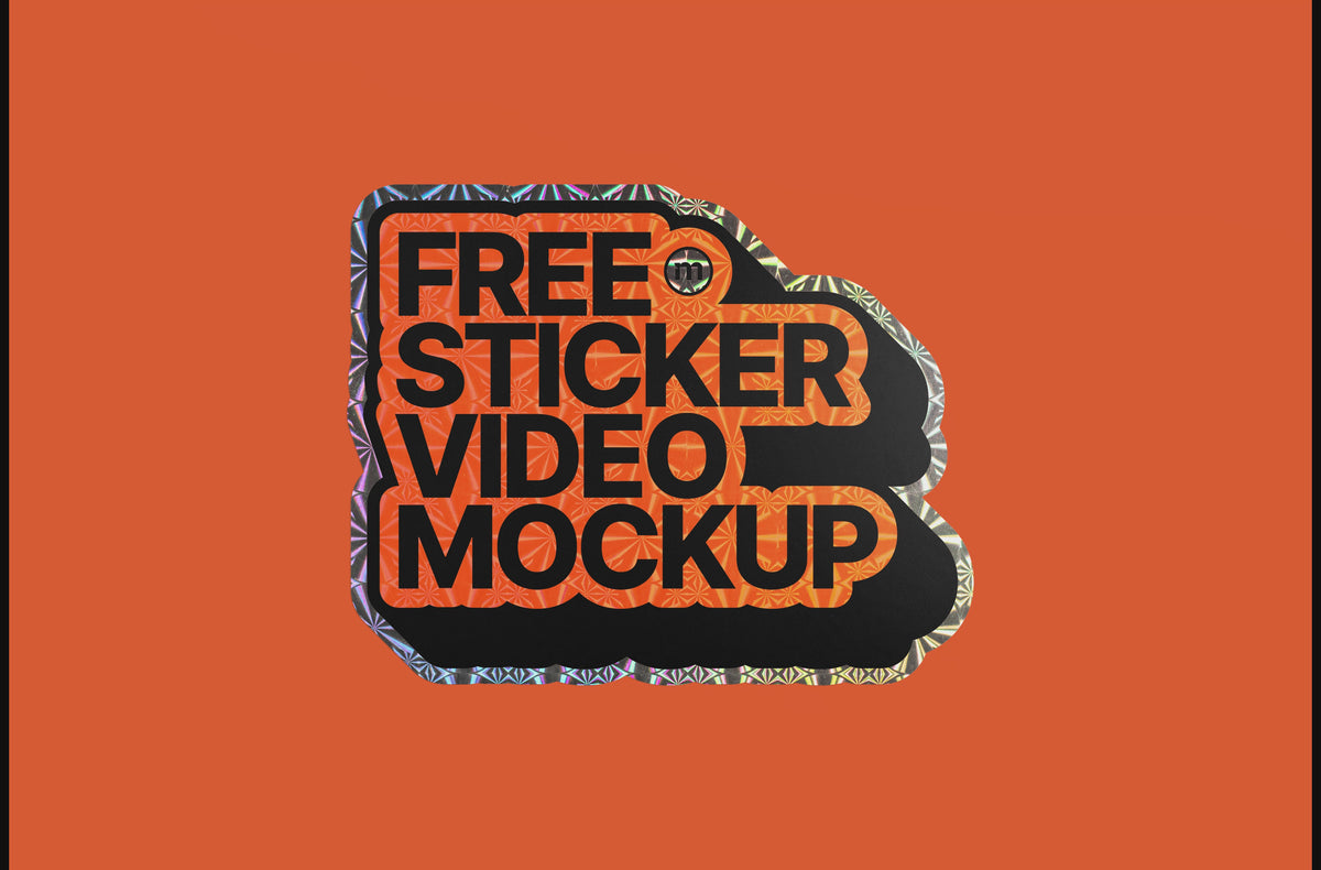 Load video: FREE Sticker Mockup Machine – Multi Holographic (DEMO)