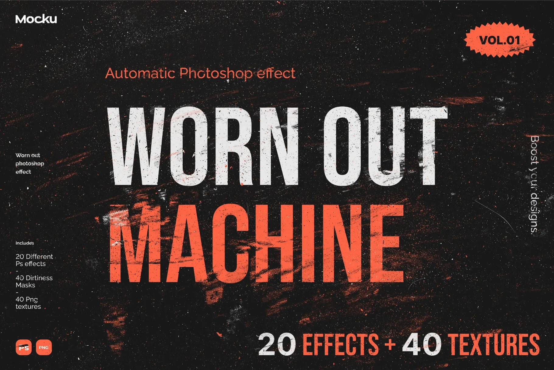 Worn Out Machine Photoshop effectthumbnaile