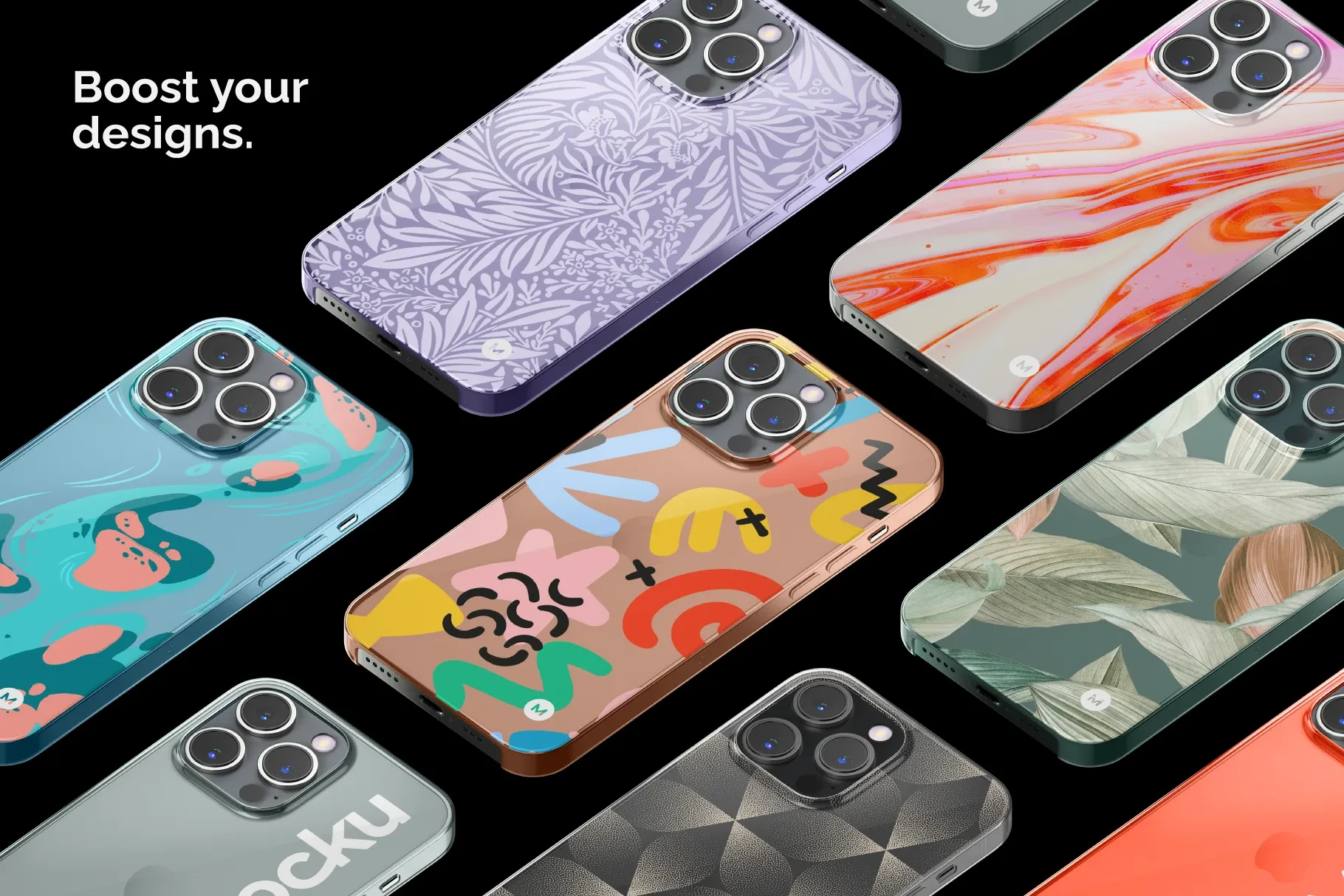 Iphone 14 PRO Cases Mockups Vol01