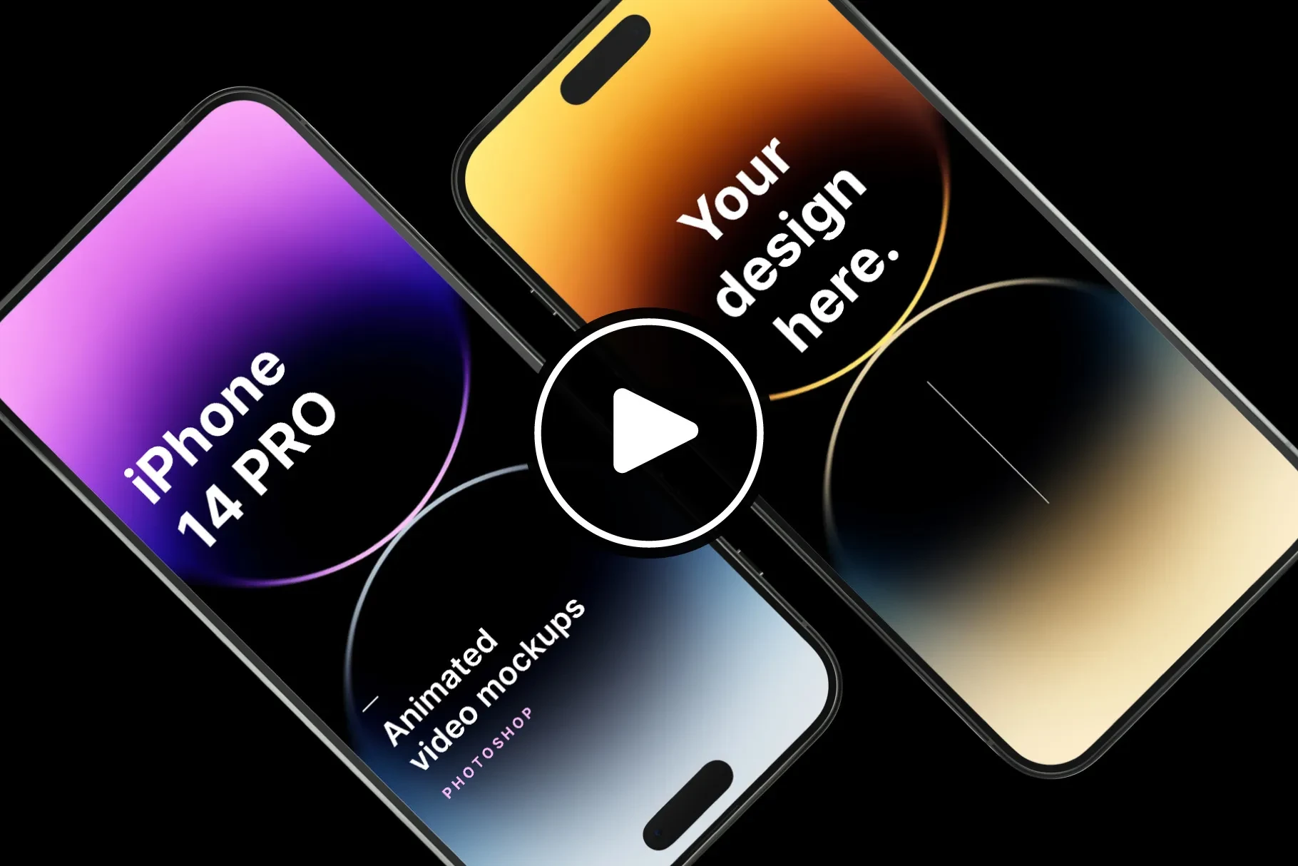 iPhone 14 PRO Animated Video Mockupsthumbnaile