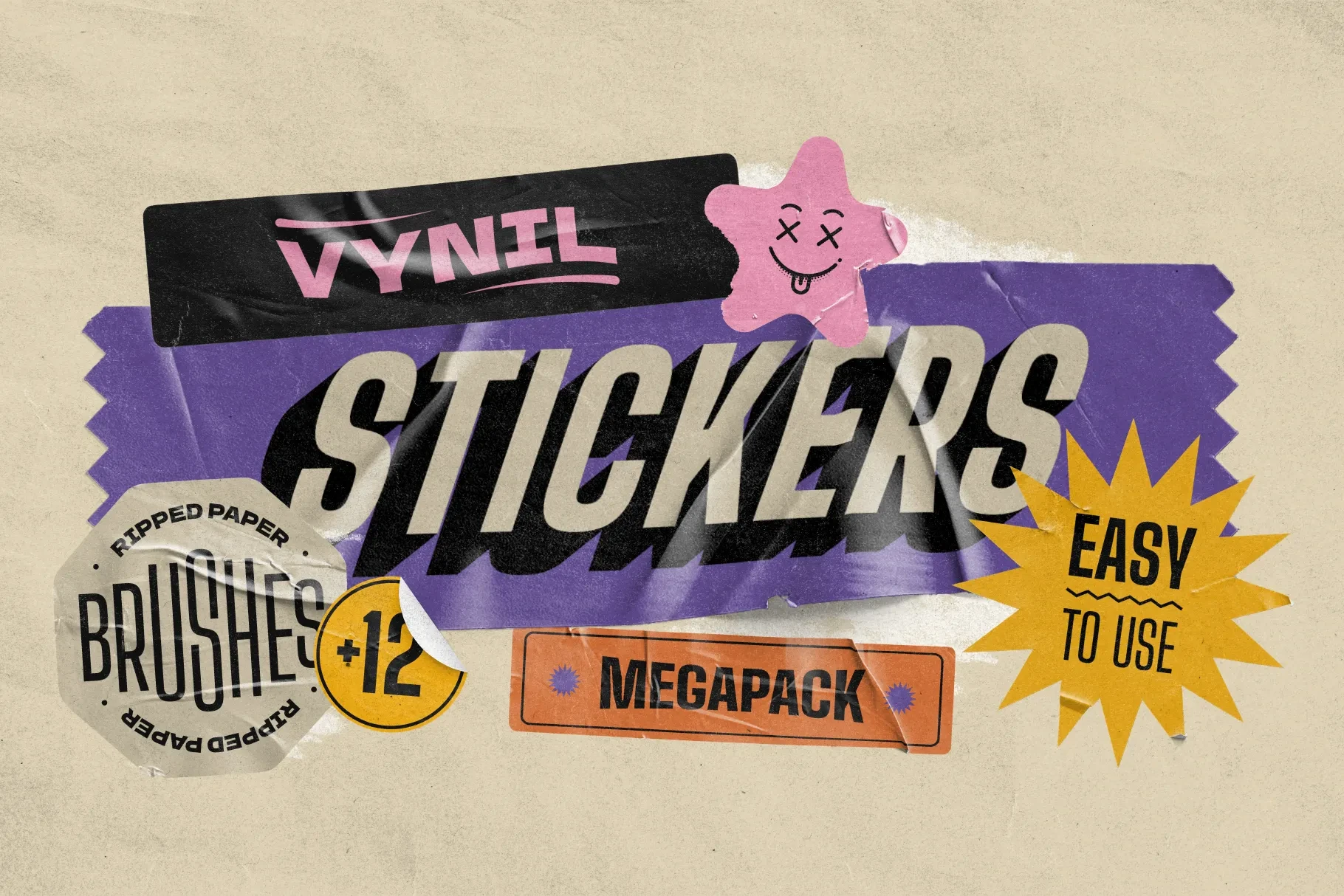 Vinyl Stickers Mockup - Vol.01thumbnaile