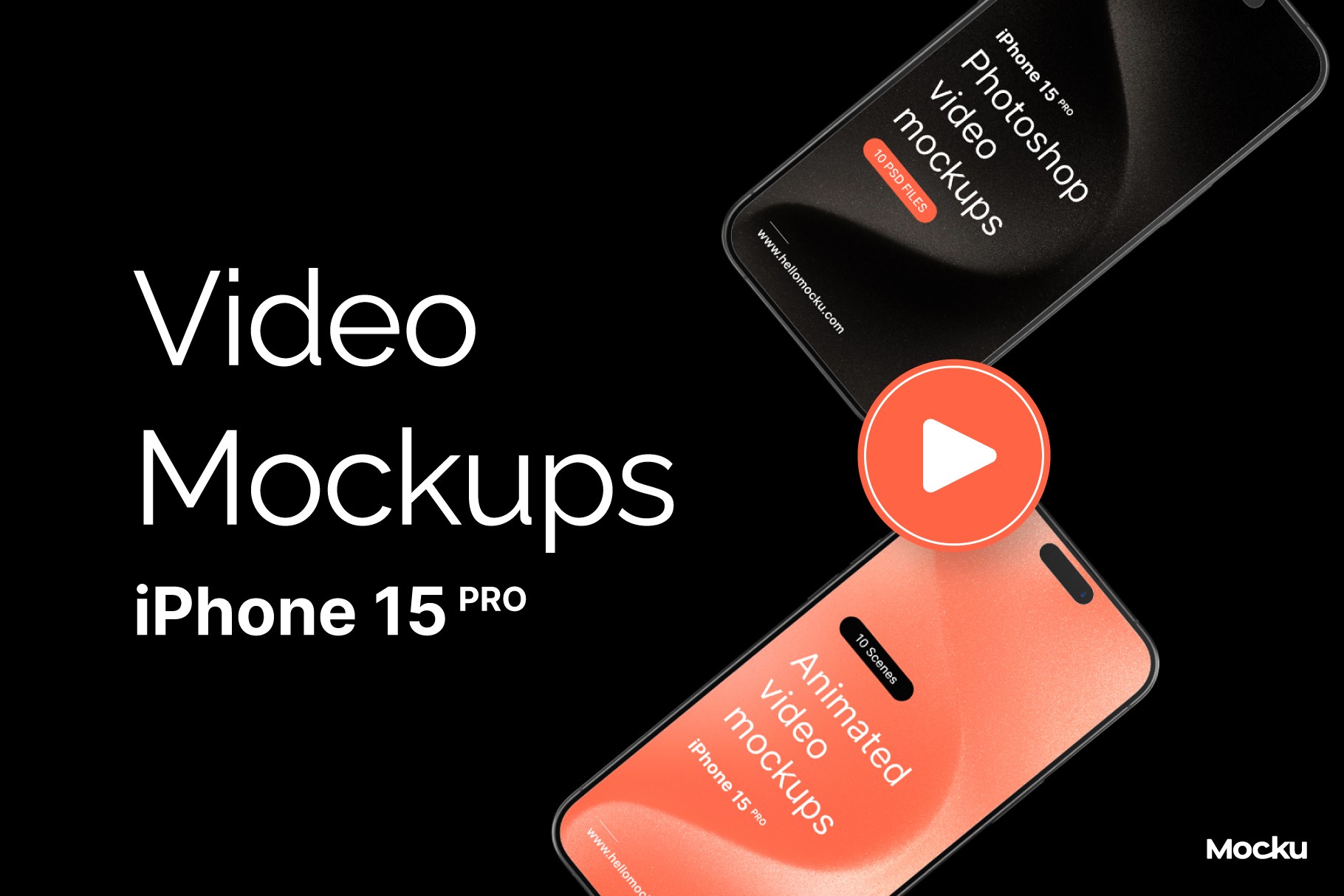 iPhone 15 PRO Video Mockup Bundlethumbnaile