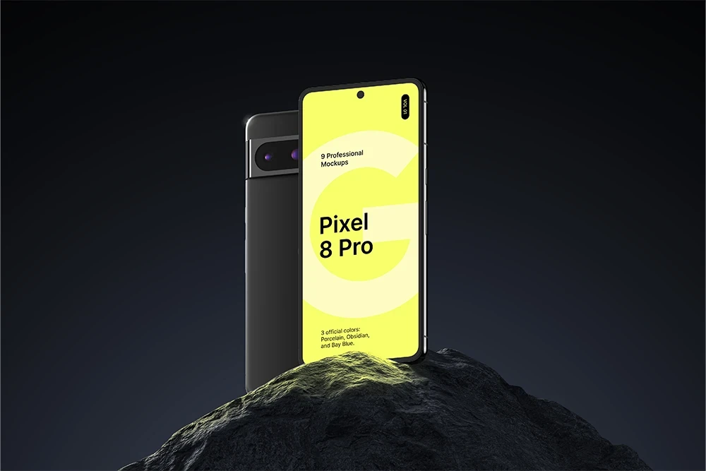 Pixel 8 pro - Mockups Bundlethumbnaile