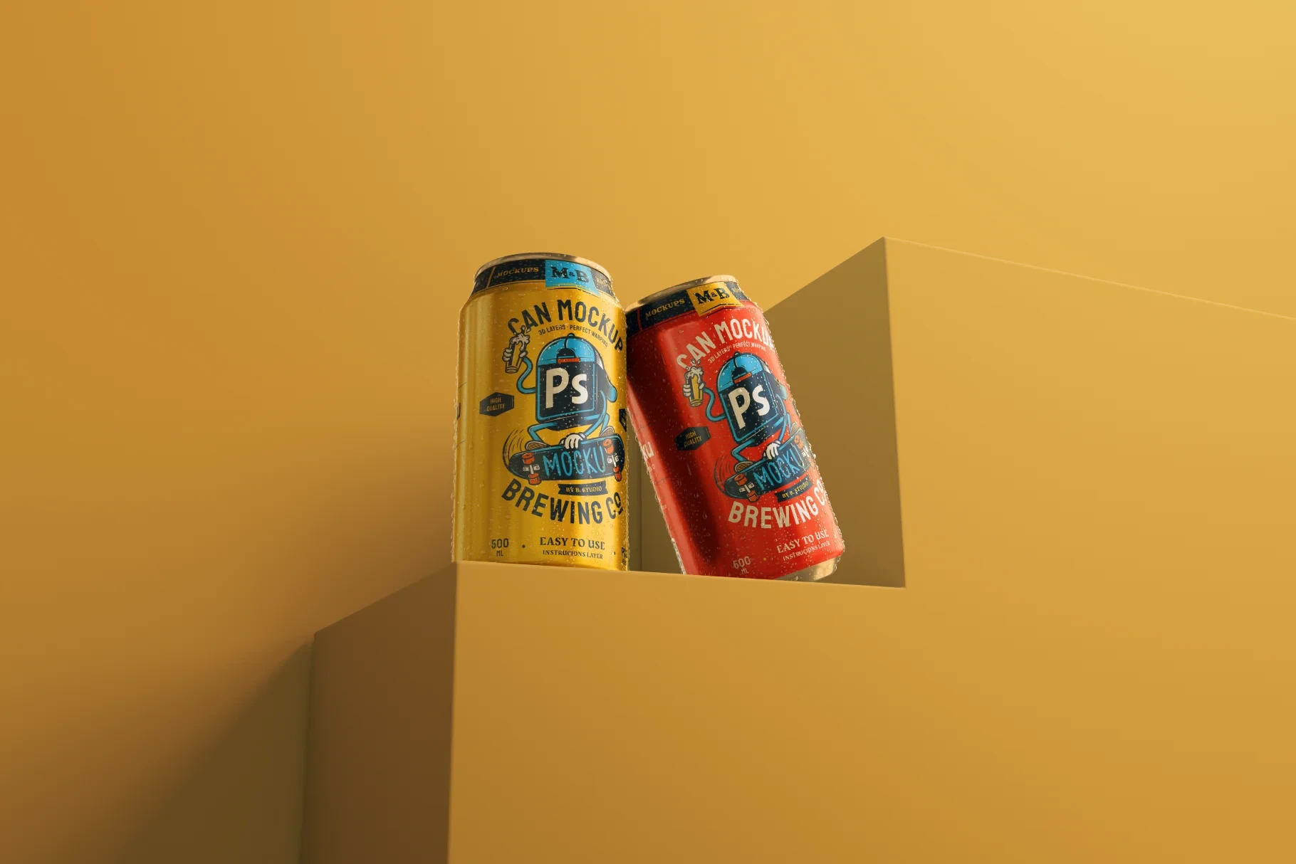 Beer Can Mockups - Vol.01thumbnaile